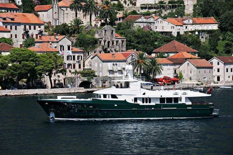a boat on the water aboard W EXPLORER Yacht for Sale