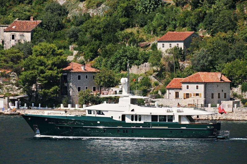 a boat on the water aboard W EXPLORER Yacht for Sale