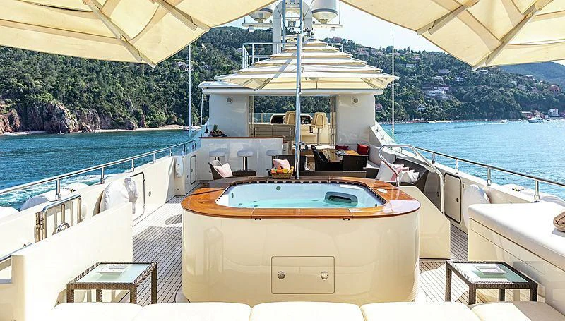 a boat on the water aboard W EXPLORER Yacht for Sale