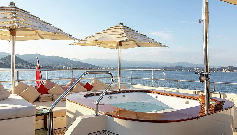 a boat on the water aboard W EXPLORER Yacht for Sale