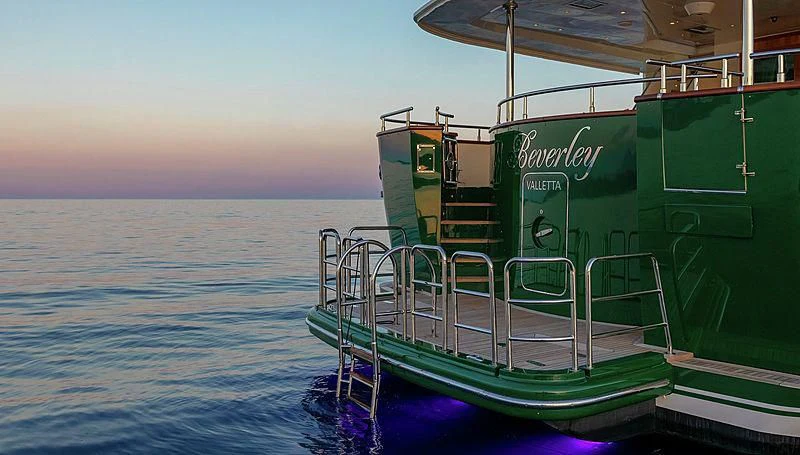 a boat in the water aboard W EXPLORER Yacht for Sale