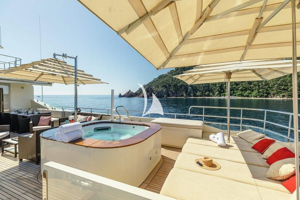 a boat on the water aboard W EXPLORER Yacht for Sale
