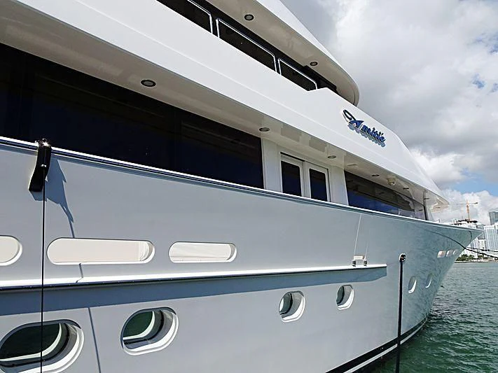 a boat on the water aboard TRUST FUN Yacht for Sale