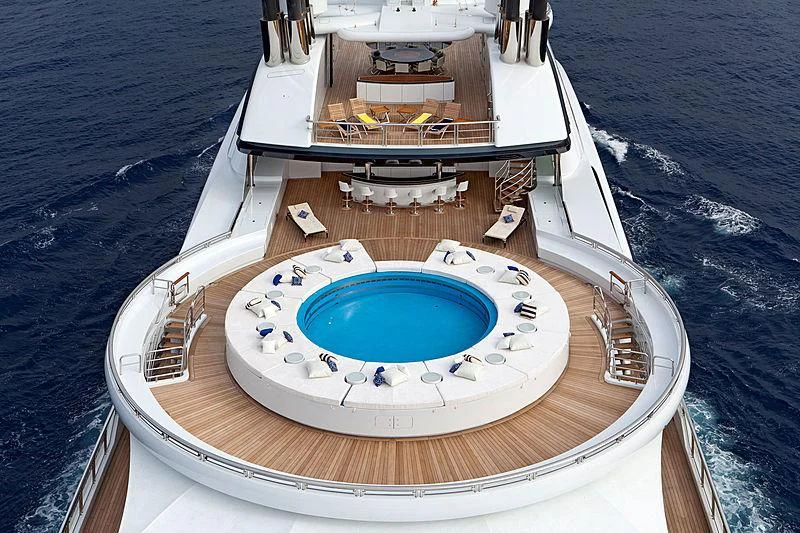 a boat on the water aboard SERENE Yacht for Sale
