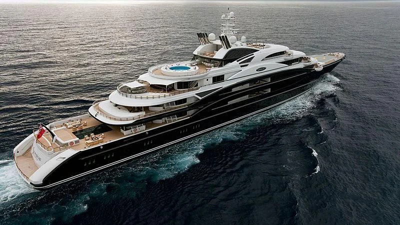 a boat on the water aboard SERENE Yacht for Sale