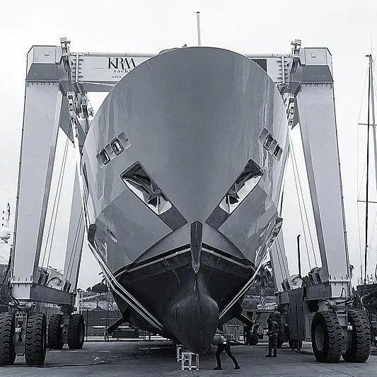 a large metal object aboard SIM SIM I Yacht for Sale