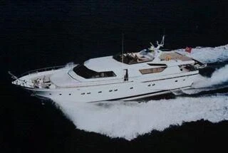 a space ship in outer space aboard LONELY SEAGULL Yacht for Sale