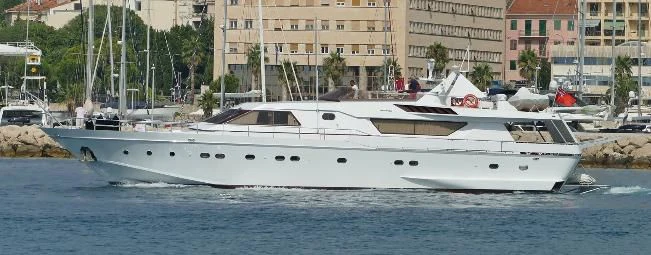 a boat in the water aboard LONELY SEAGULL Yacht for Sale