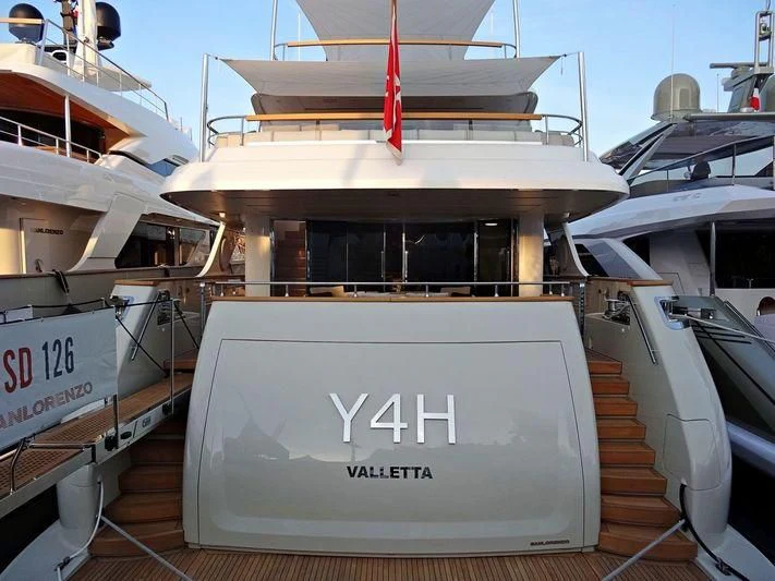 graphical user interface aboard Y4H Yacht for Sale