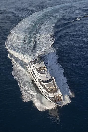 a ship in the water aboard NEXUS Yacht for Charter