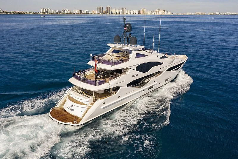 a boat on the water aboard NEXUS Yacht for Charter