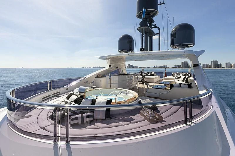 a boat on the water aboard NEXUS Yacht for Charter