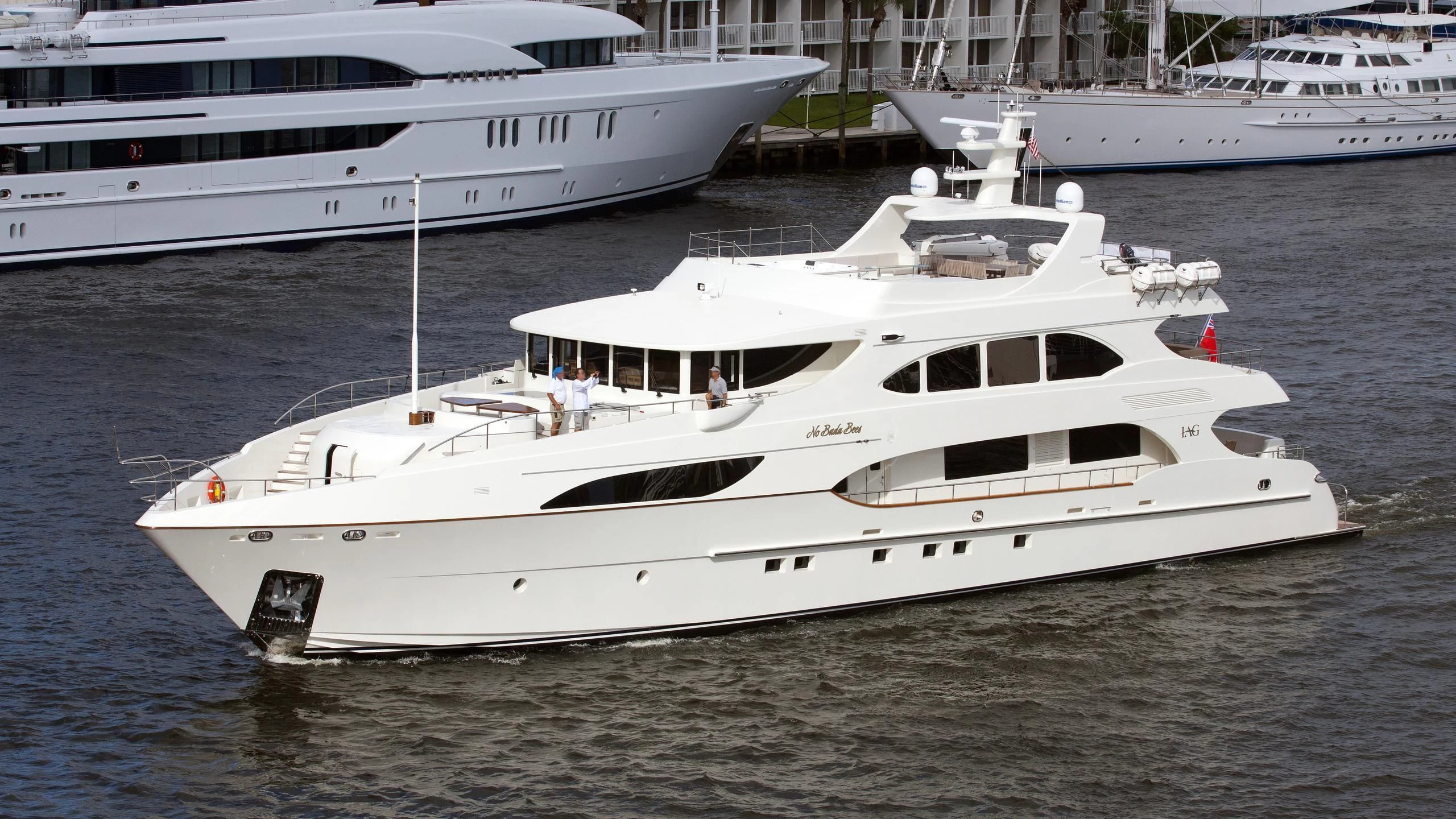 a group of boats in the water aboard KIMBERLIE Yacht for Sale