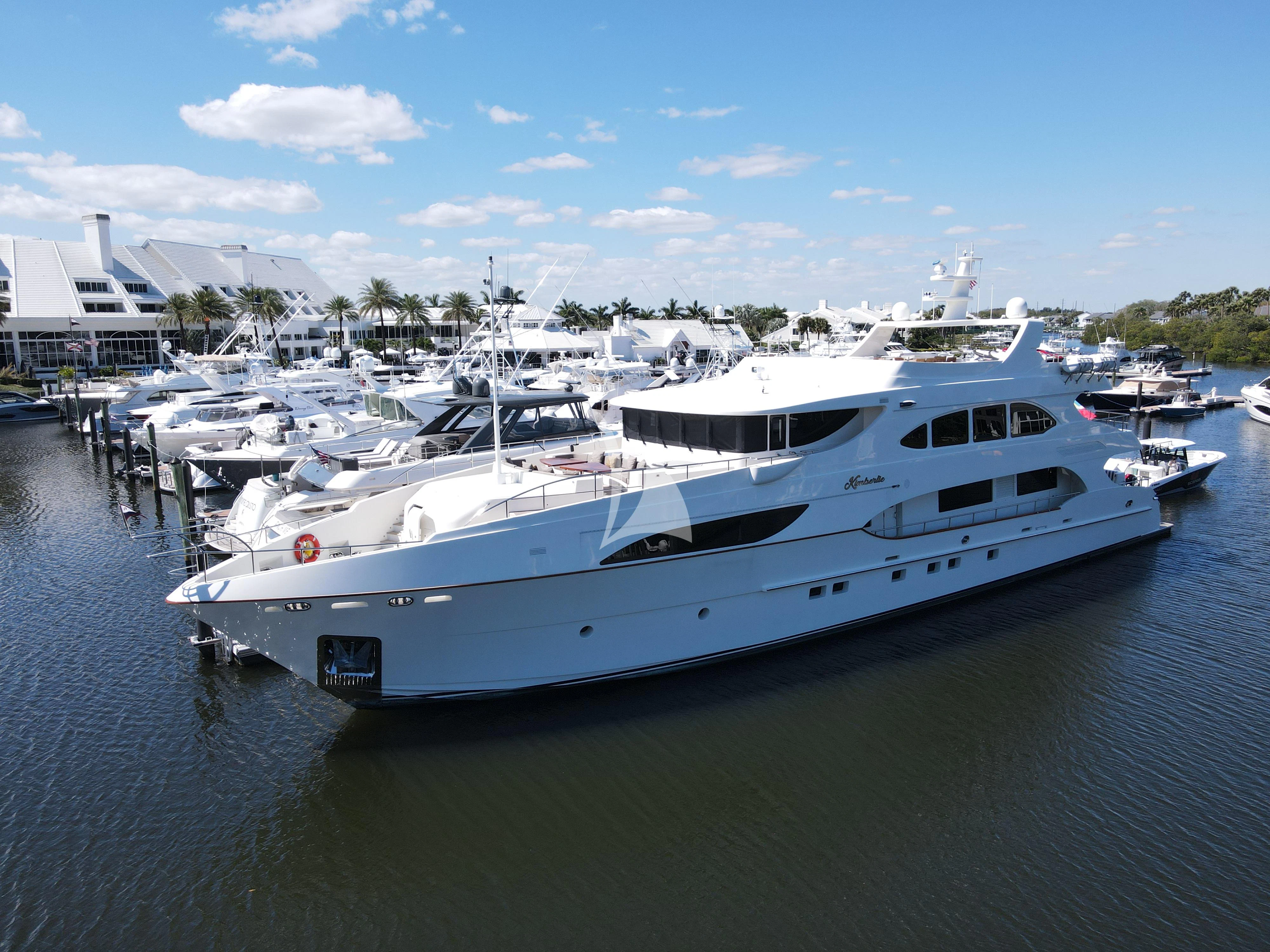 a boat in the water aboard KIMBERLIE Yacht for Sale