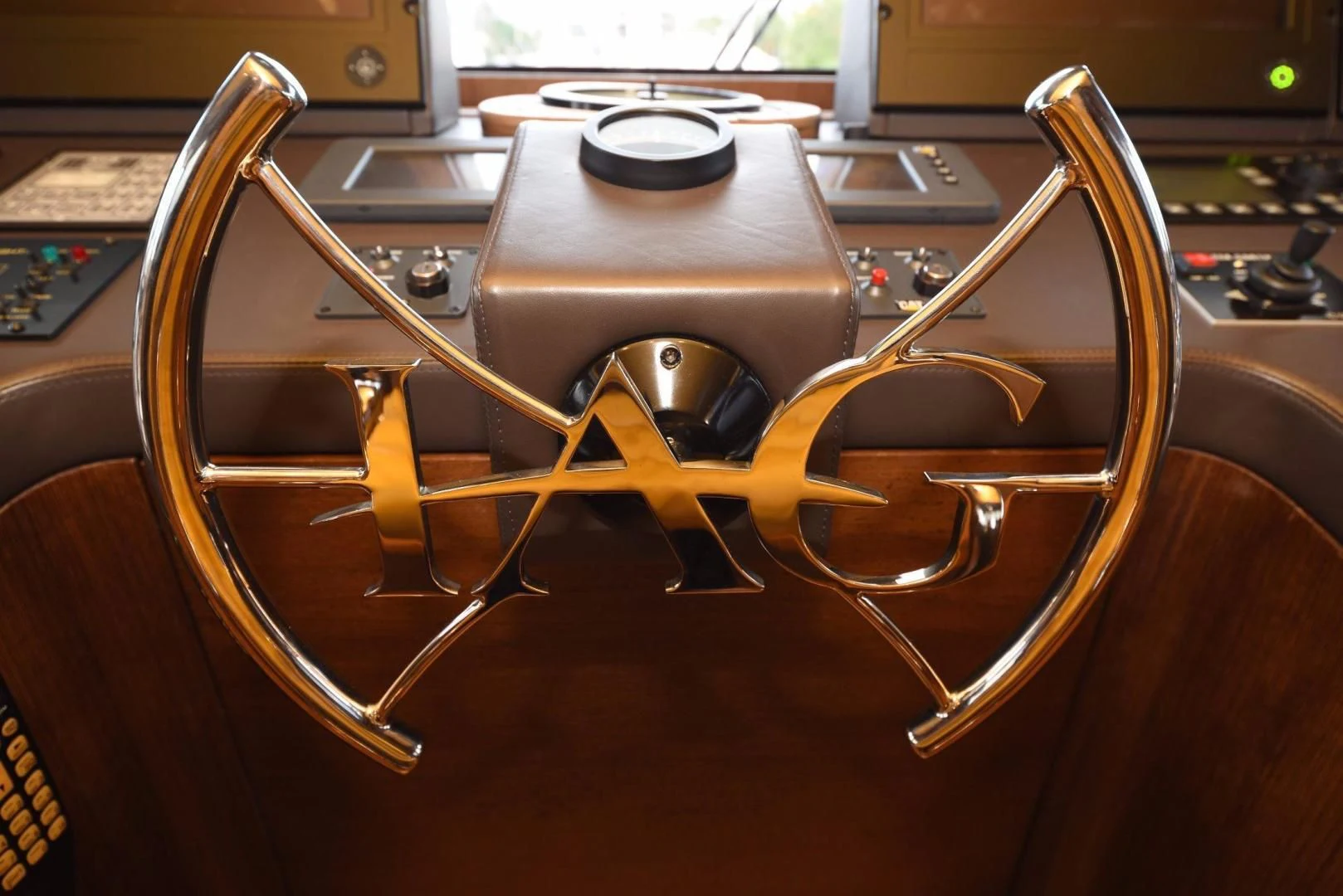 the interior of a car aboard KIMBERLIE Yacht for Sale
