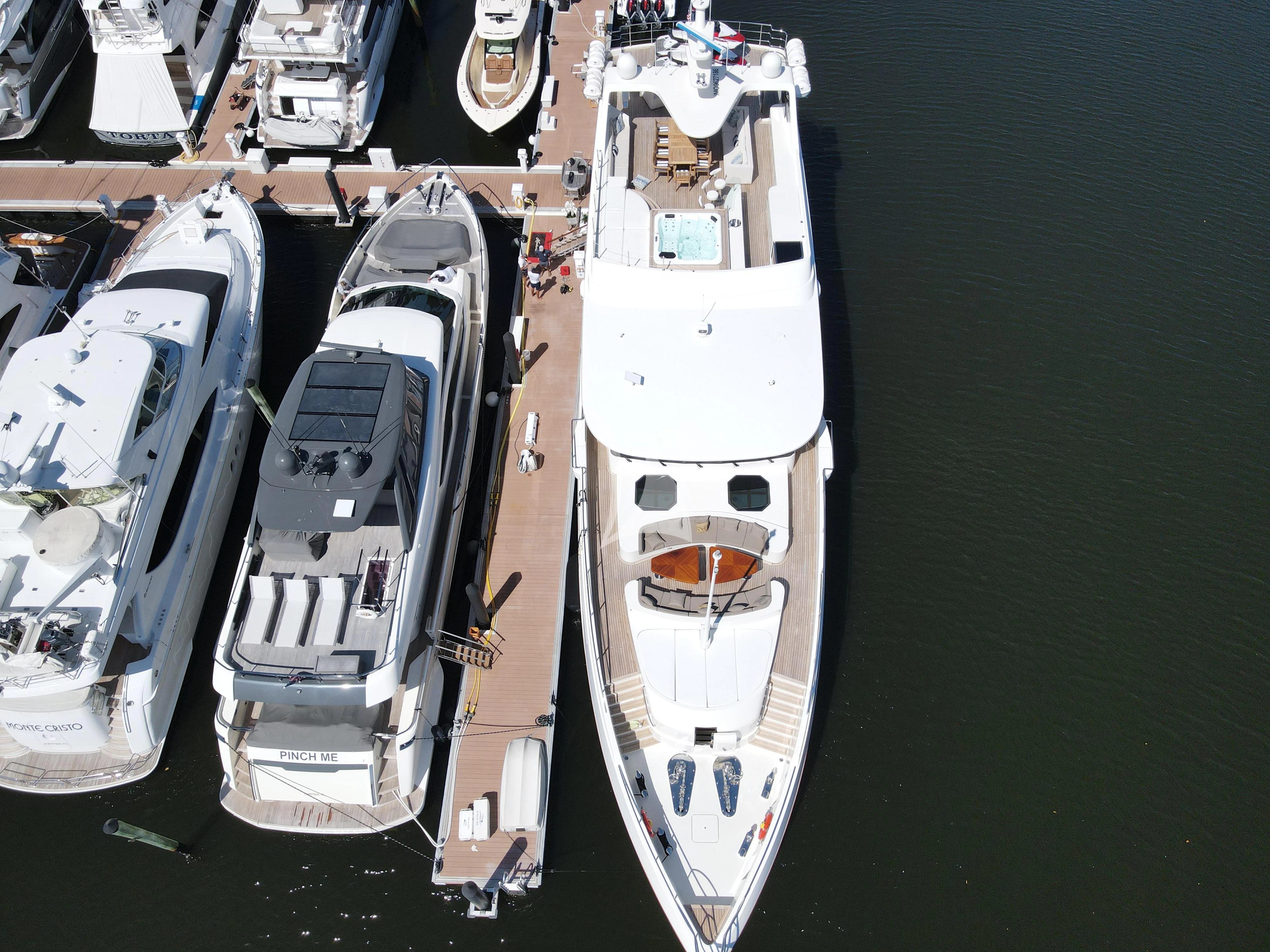 a close-up of a space ship aboard KIMBERLIE Yacht for Sale