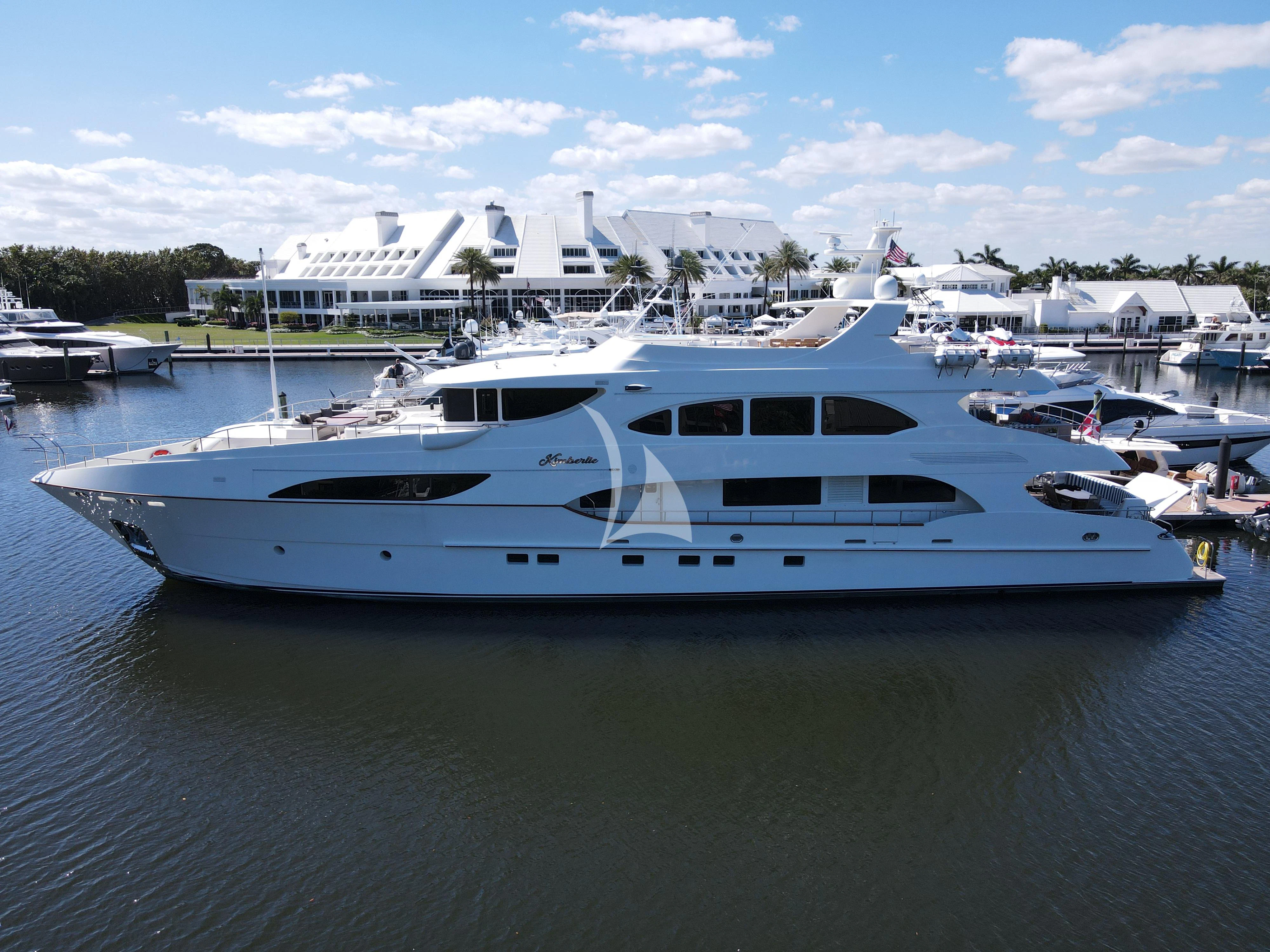 a boat in the water aboard KIMBERLIE Yacht for Sale