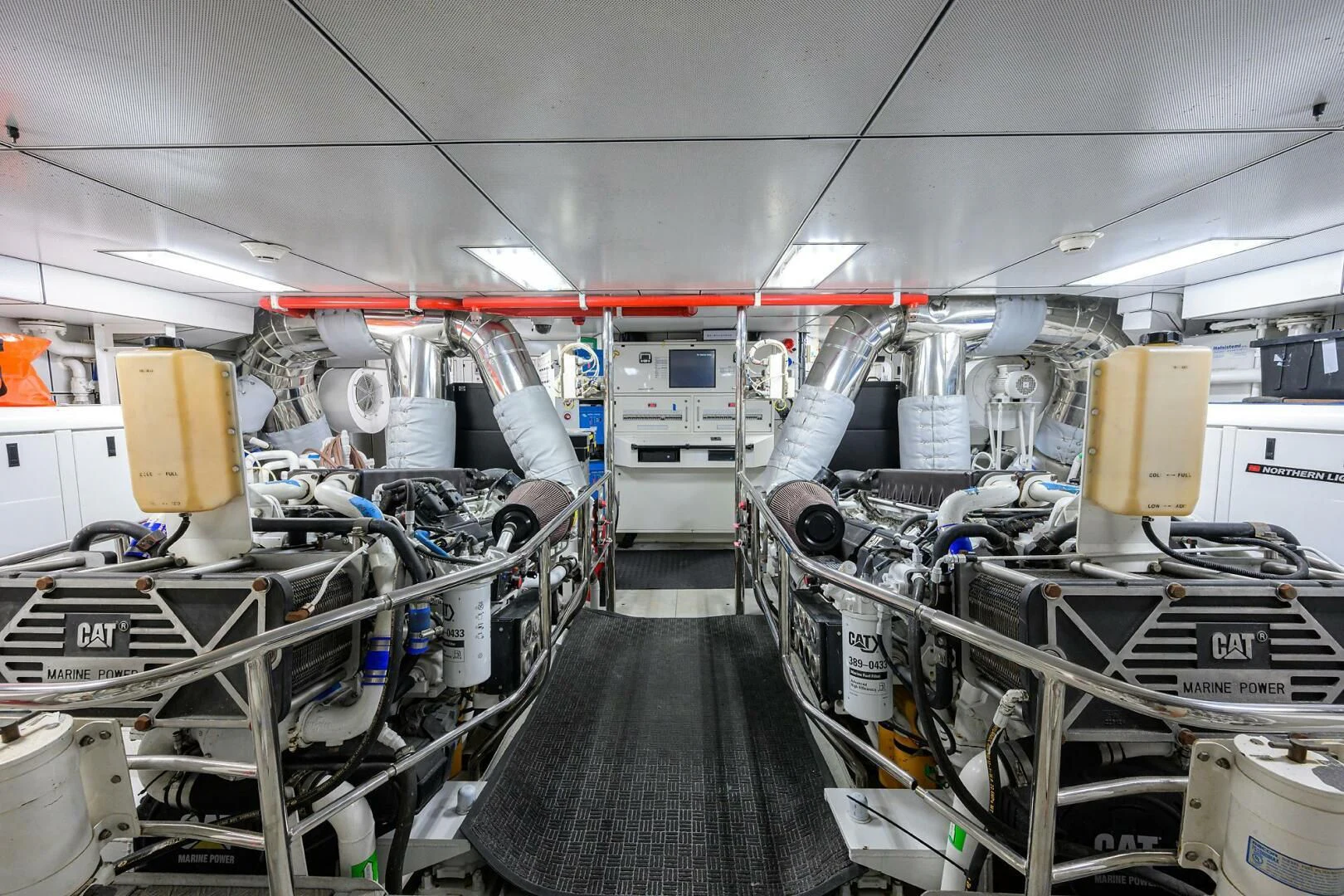 a room full of machines aboard KIMBERLIE Yacht for Sale