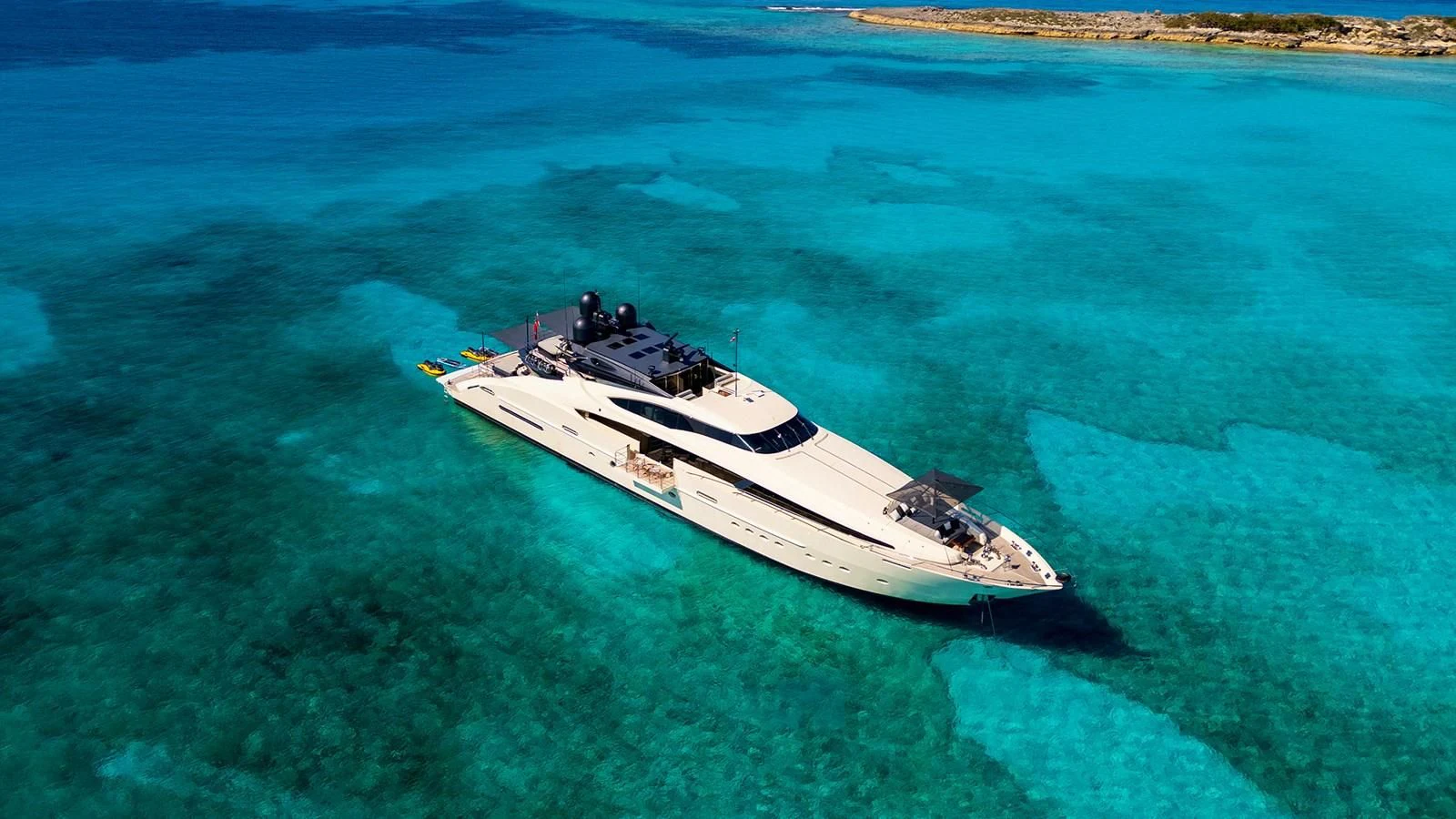 a boat in the water aboard STEALTH Yacht for Sale