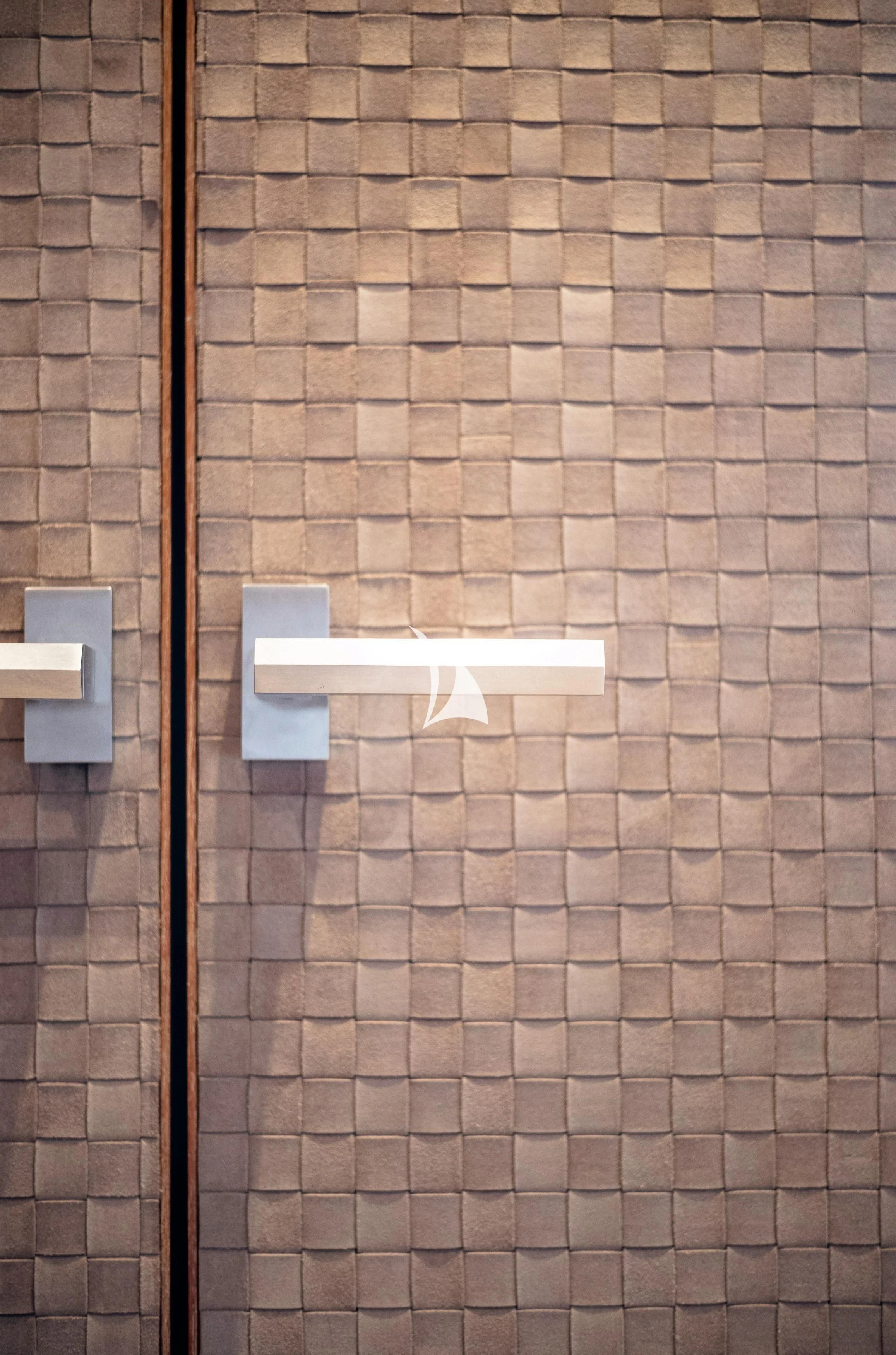a white object on a tiled surface aboard STEALTH Yacht for Sale