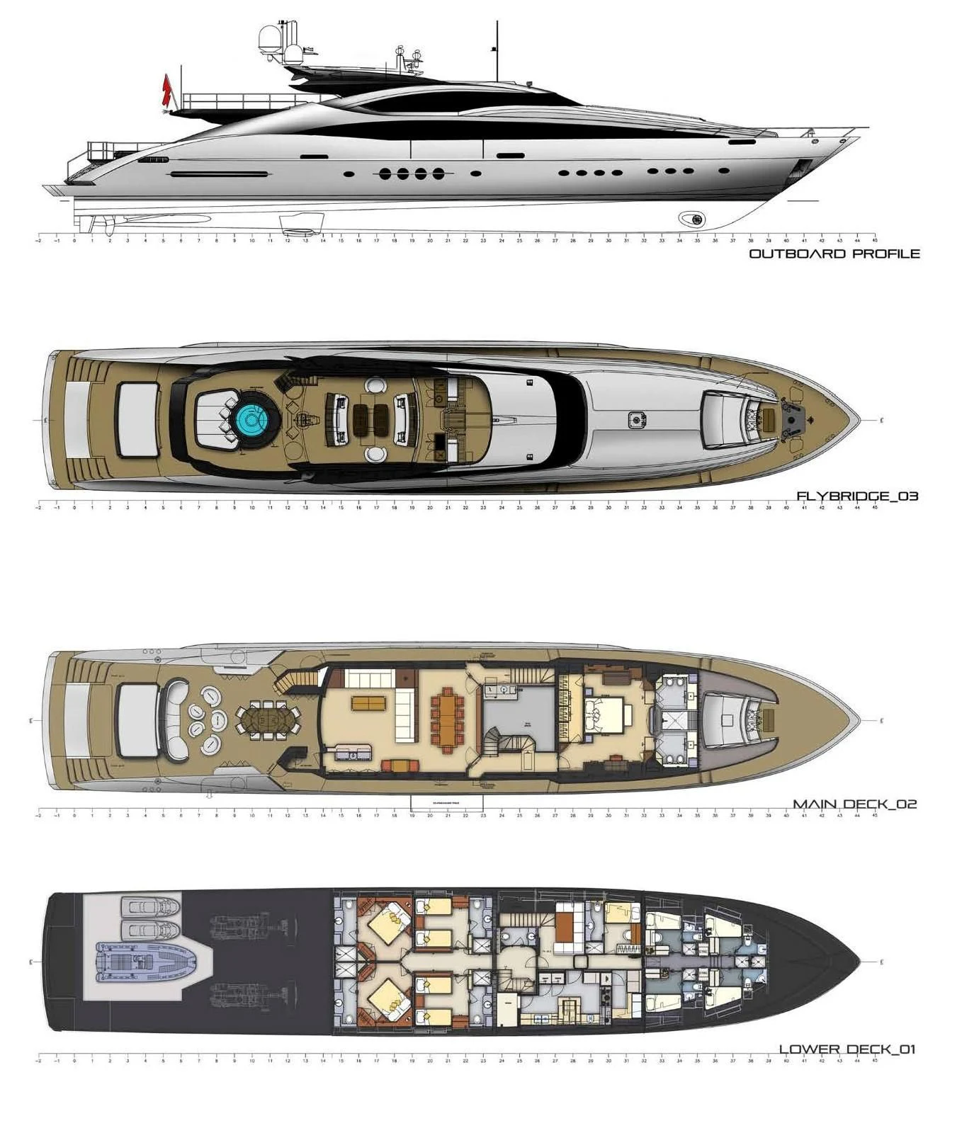 graphical user interface aboard STEALTH Yacht for Sale