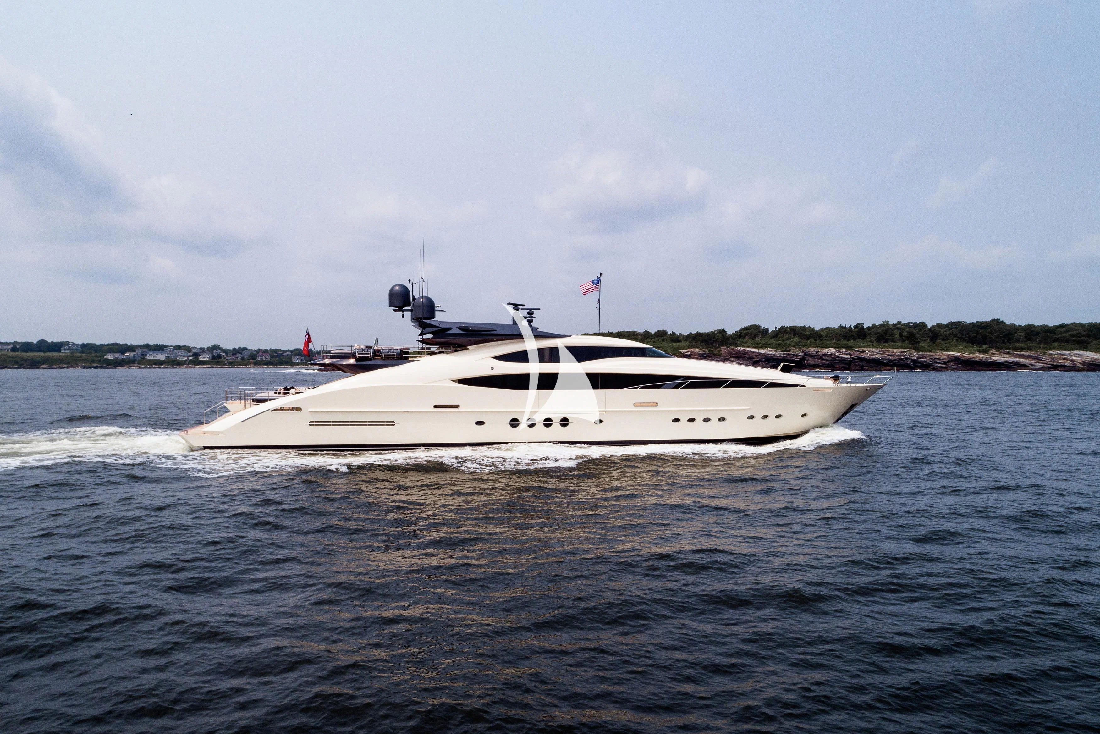 a boat on the water aboard STEALTH Yacht for Sale