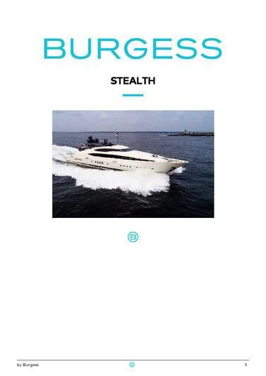 a screenshot of a boat aboard STEALTH Yacht for Sale