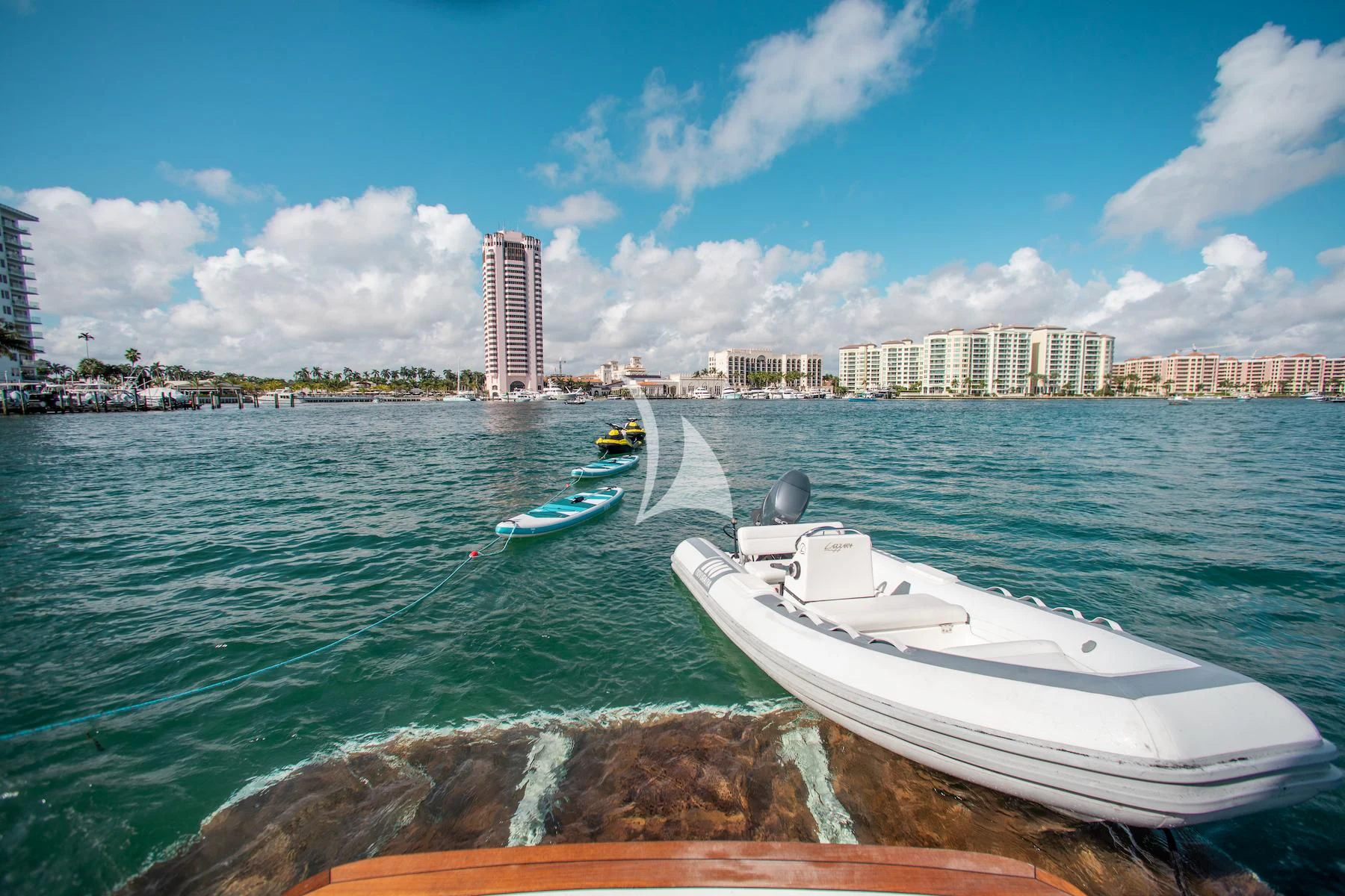 a boat on the water aboard SUMMERWIND Yacht for Sale