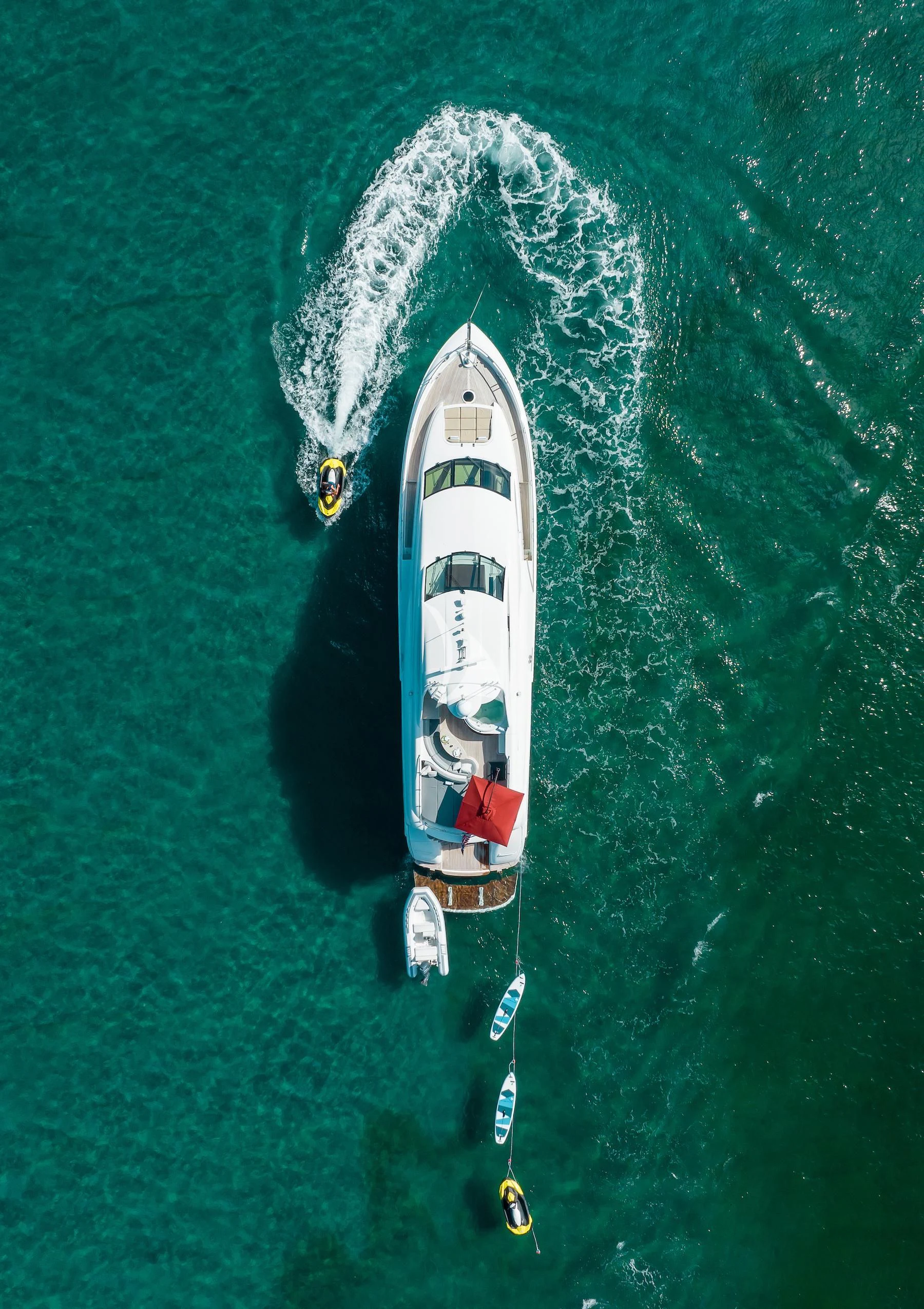 a boat in the water aboard SUMMERWIND Yacht for Sale