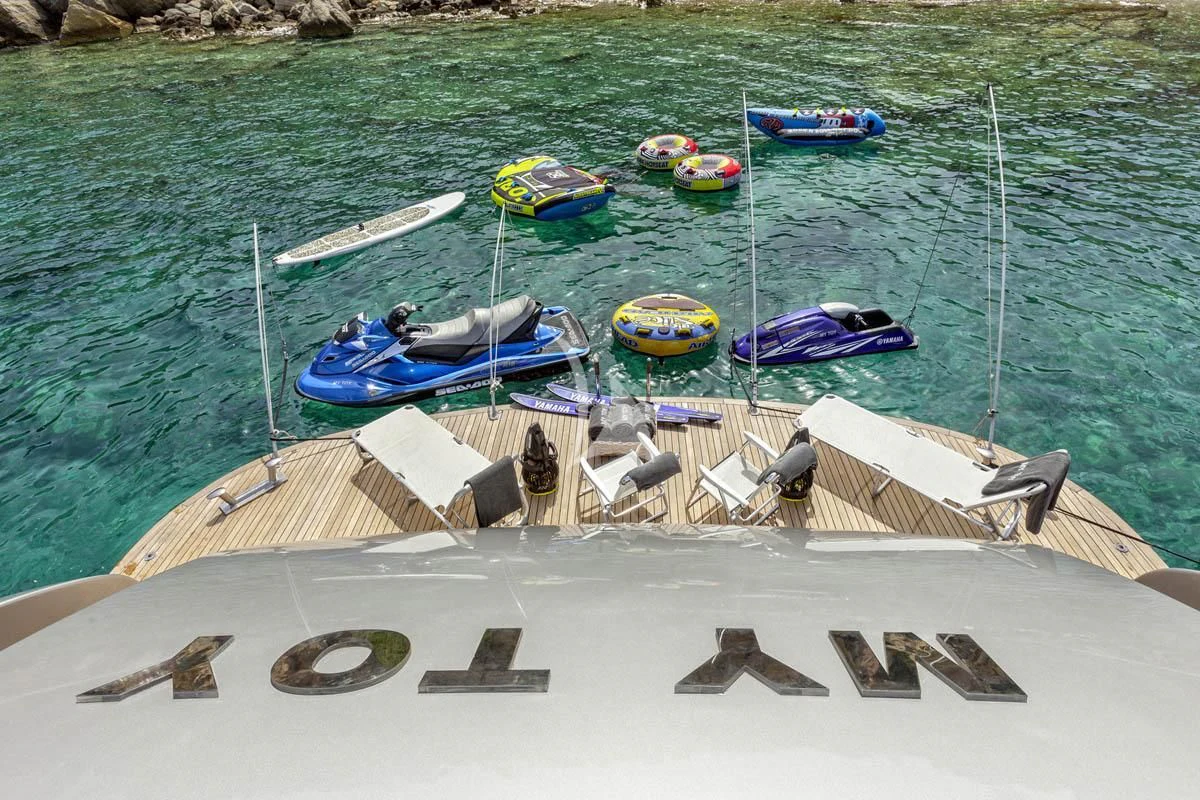 boats on the water aboard MY TOY Yacht for Sale