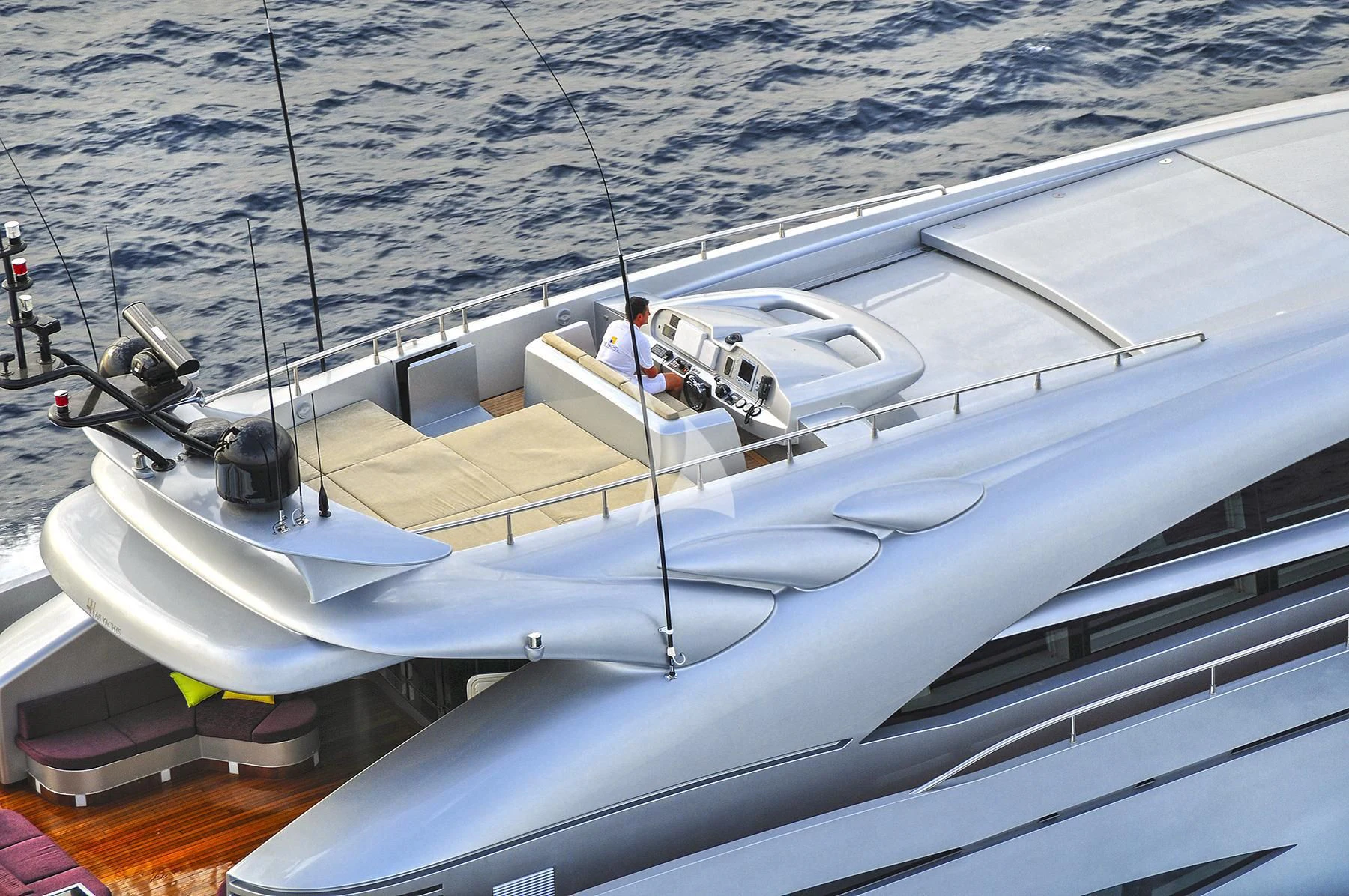 a boat on the water aboard MY TOY Yacht for Sale