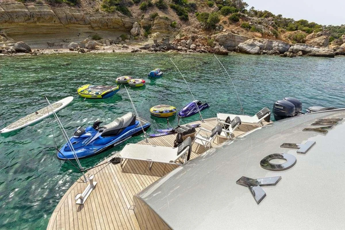 boats docked at a dock aboard MY TOY Yacht for Sale