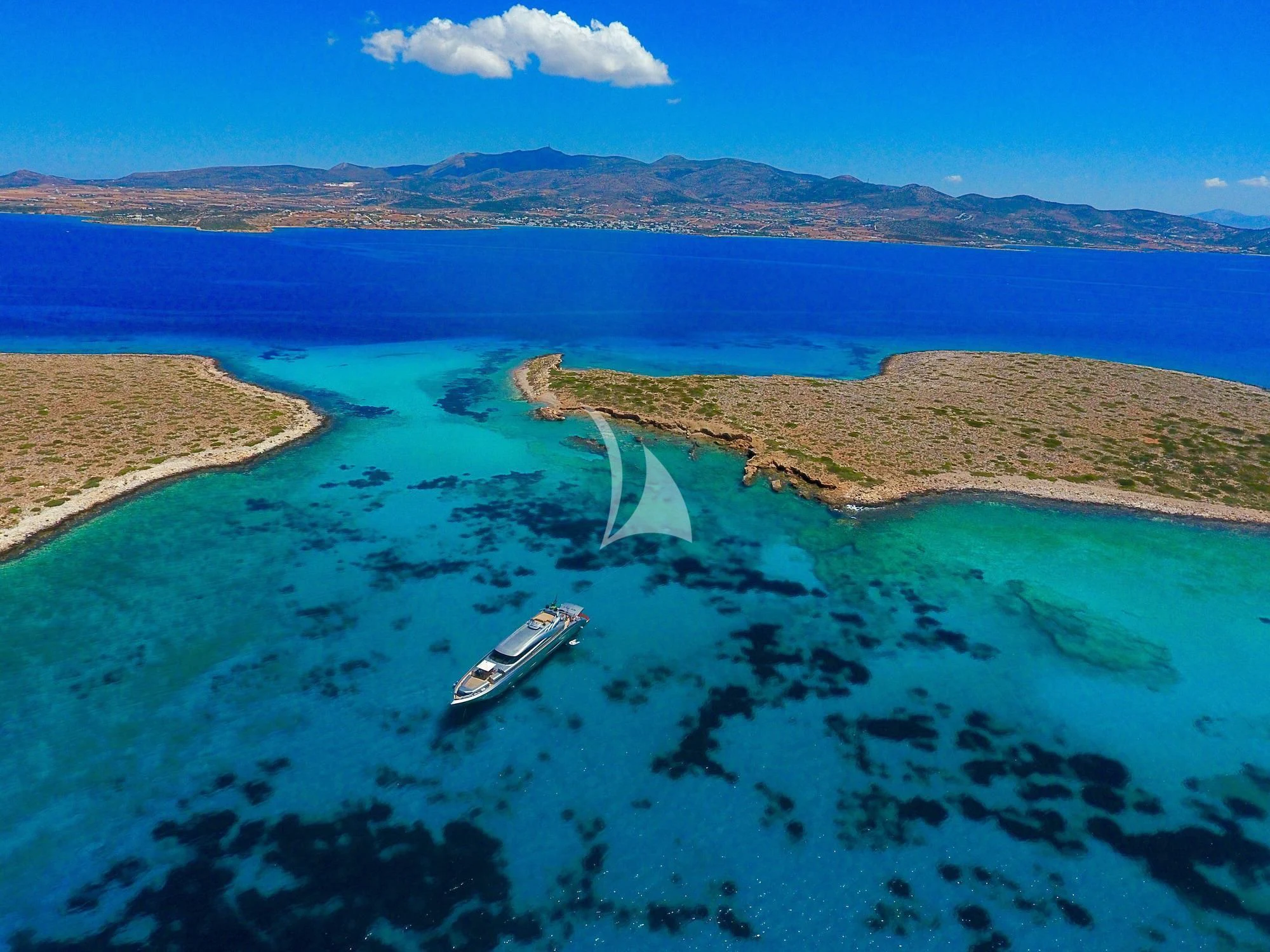 a boat on the water aboard MY TOY Yacht for Sale