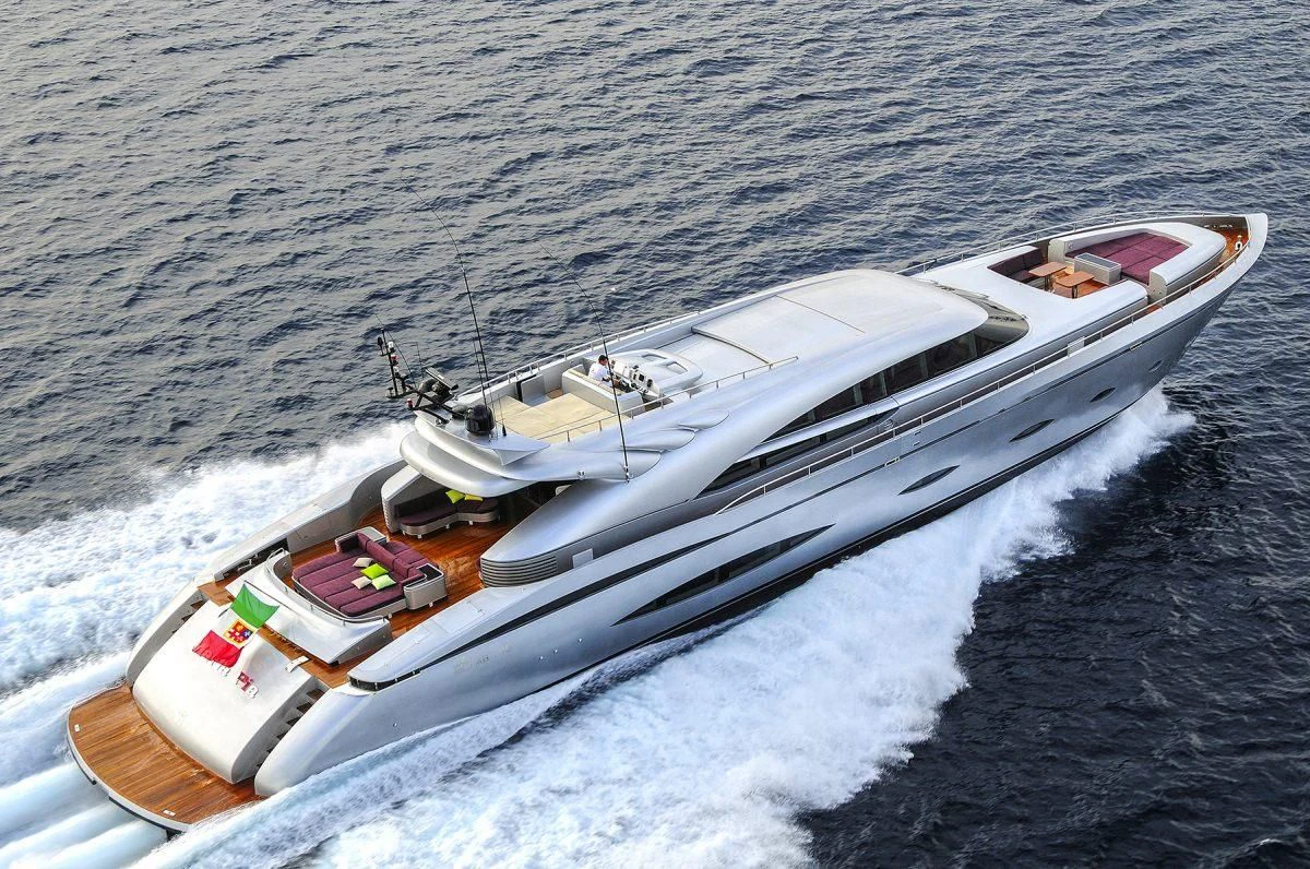 a boat on the water aboard MY TOY Yacht for Sale