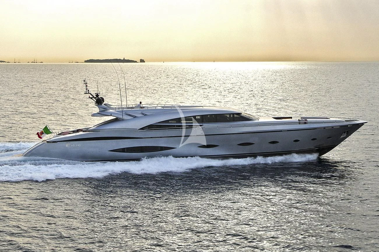 a boat on the water aboard MY TOY Yacht for Sale