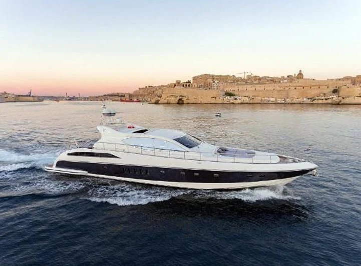 a boat in the water aboard @LAST Yacht for Sale