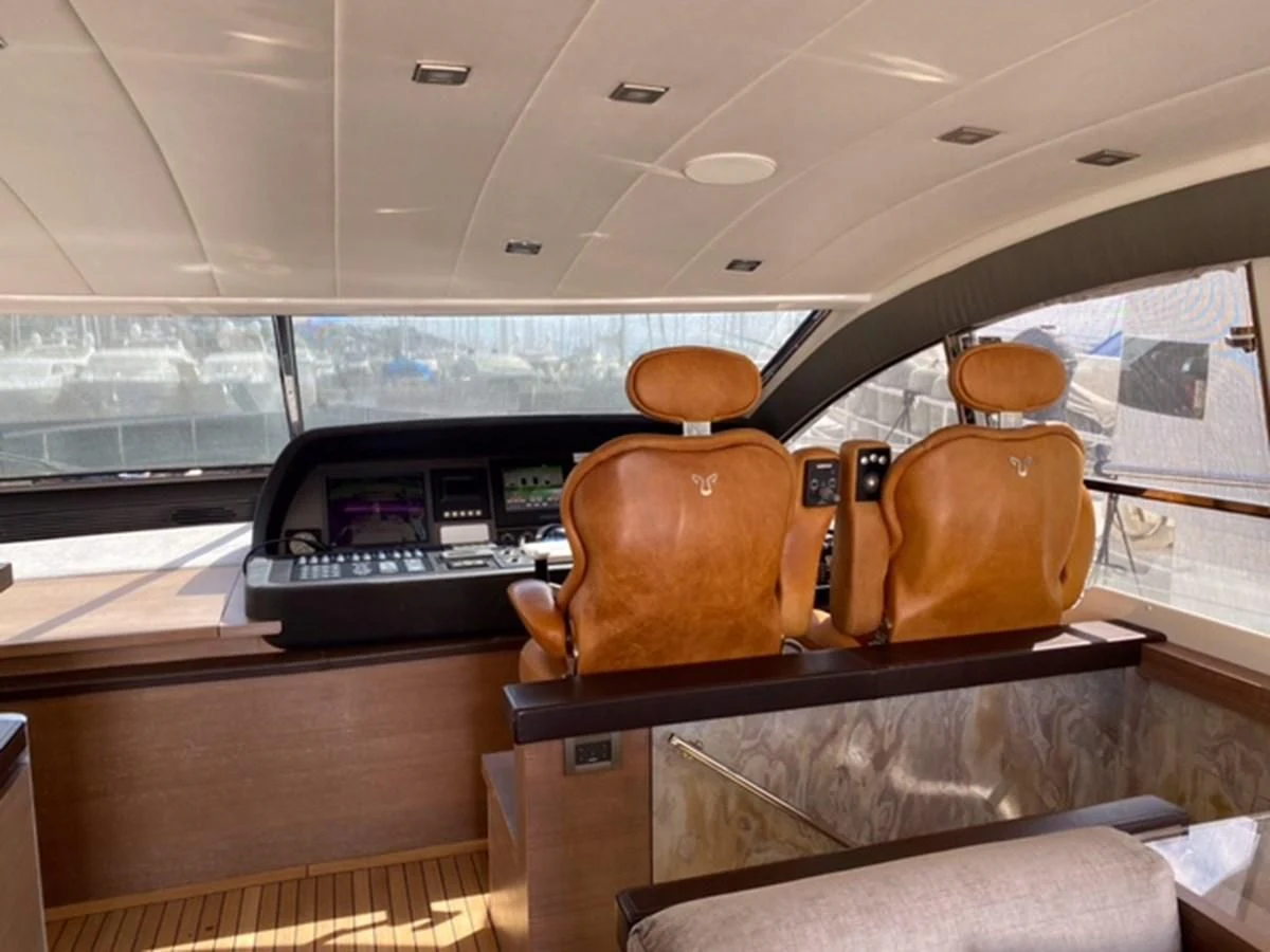 a vehicle with a keyboard and a computer on it aboard @LAST Yacht for Sale