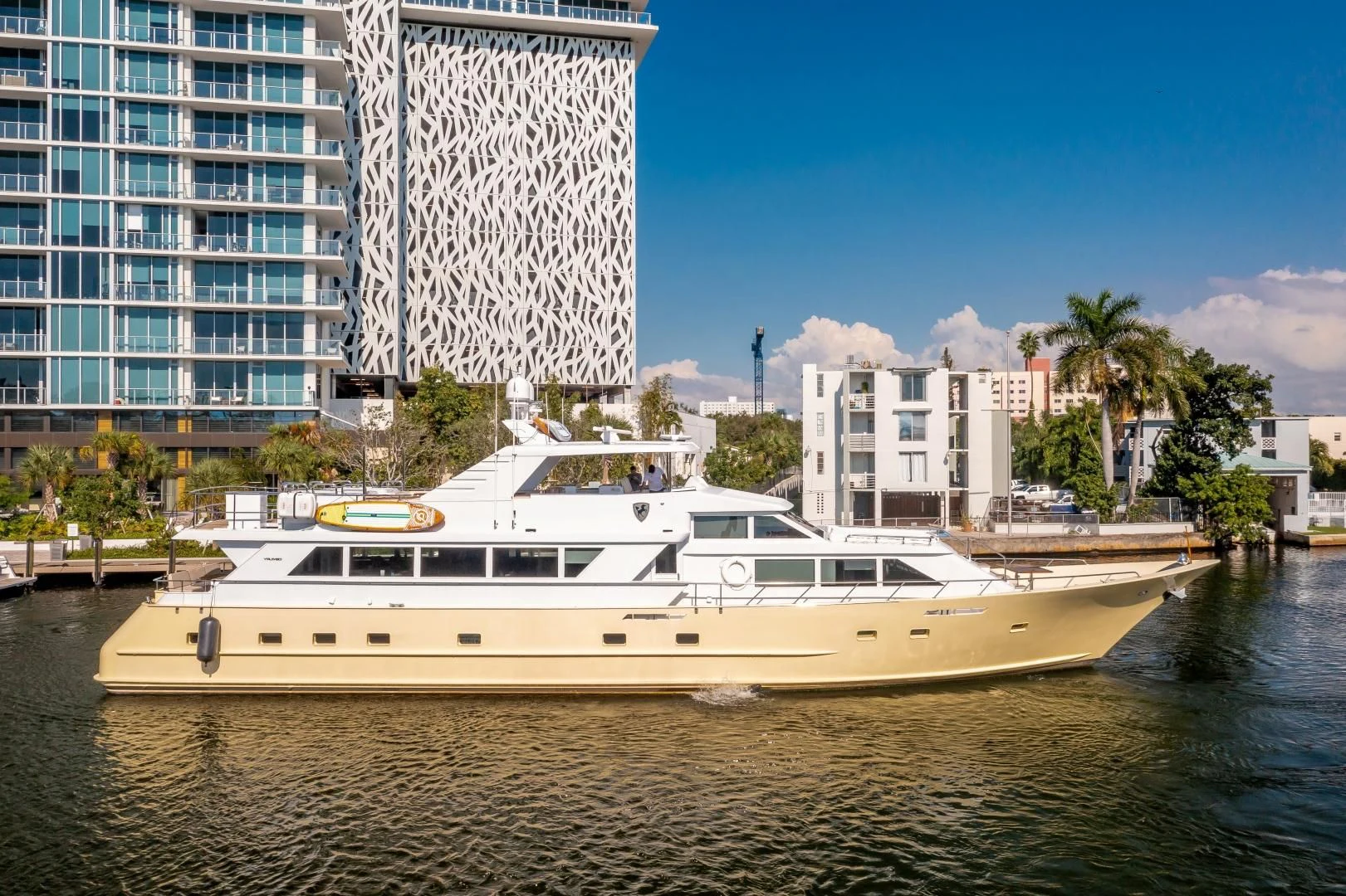 a boat on the water aboard A PLACE IN THE SUN Yacht for Sale