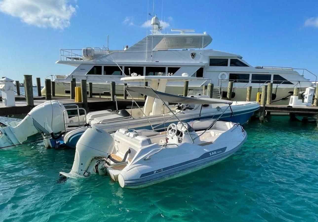 a boat in the water aboard A PLACE IN THE SUN Yacht for Sale