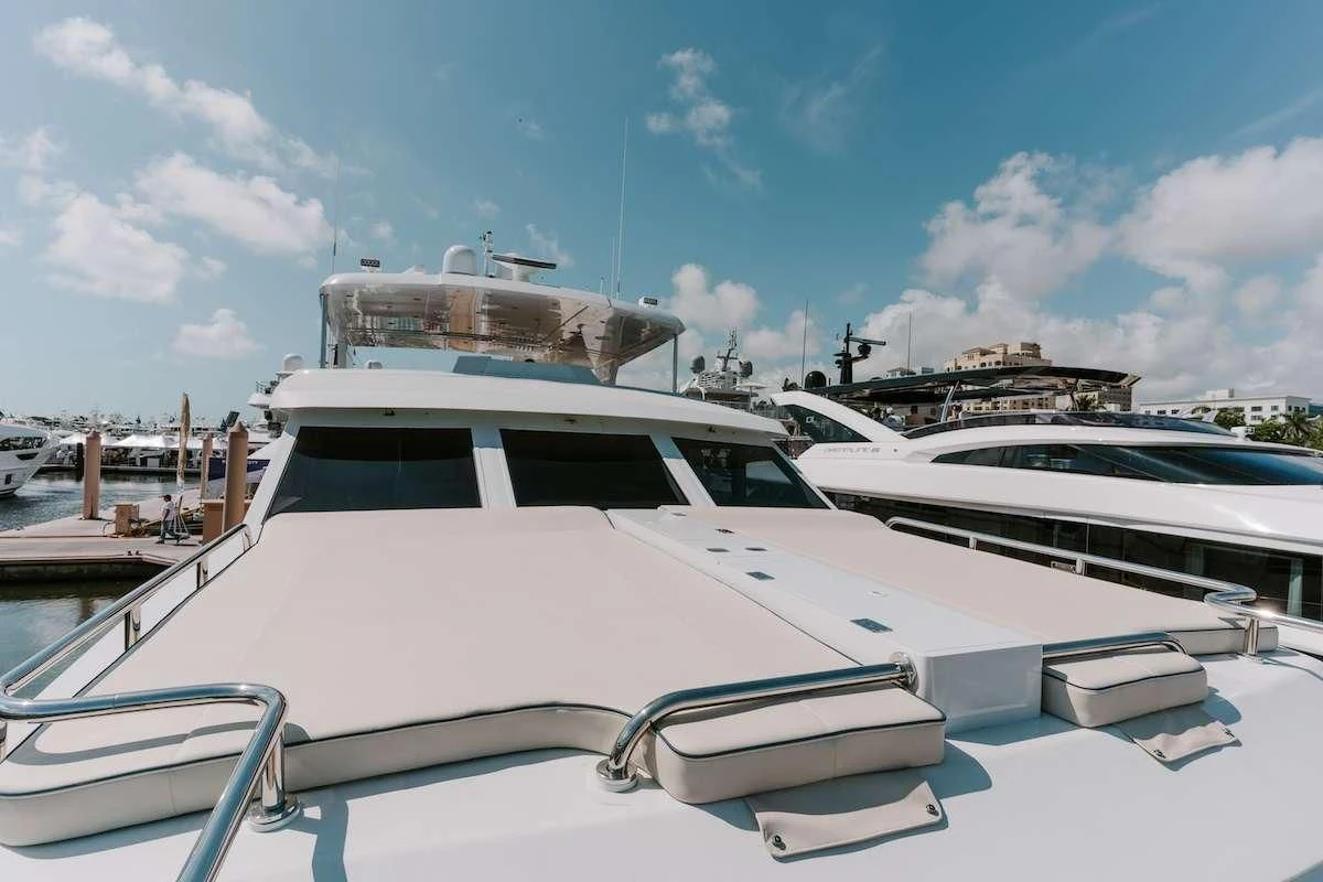 a group of boats docked aboard A PLACE IN THE SUN Yacht for Sale