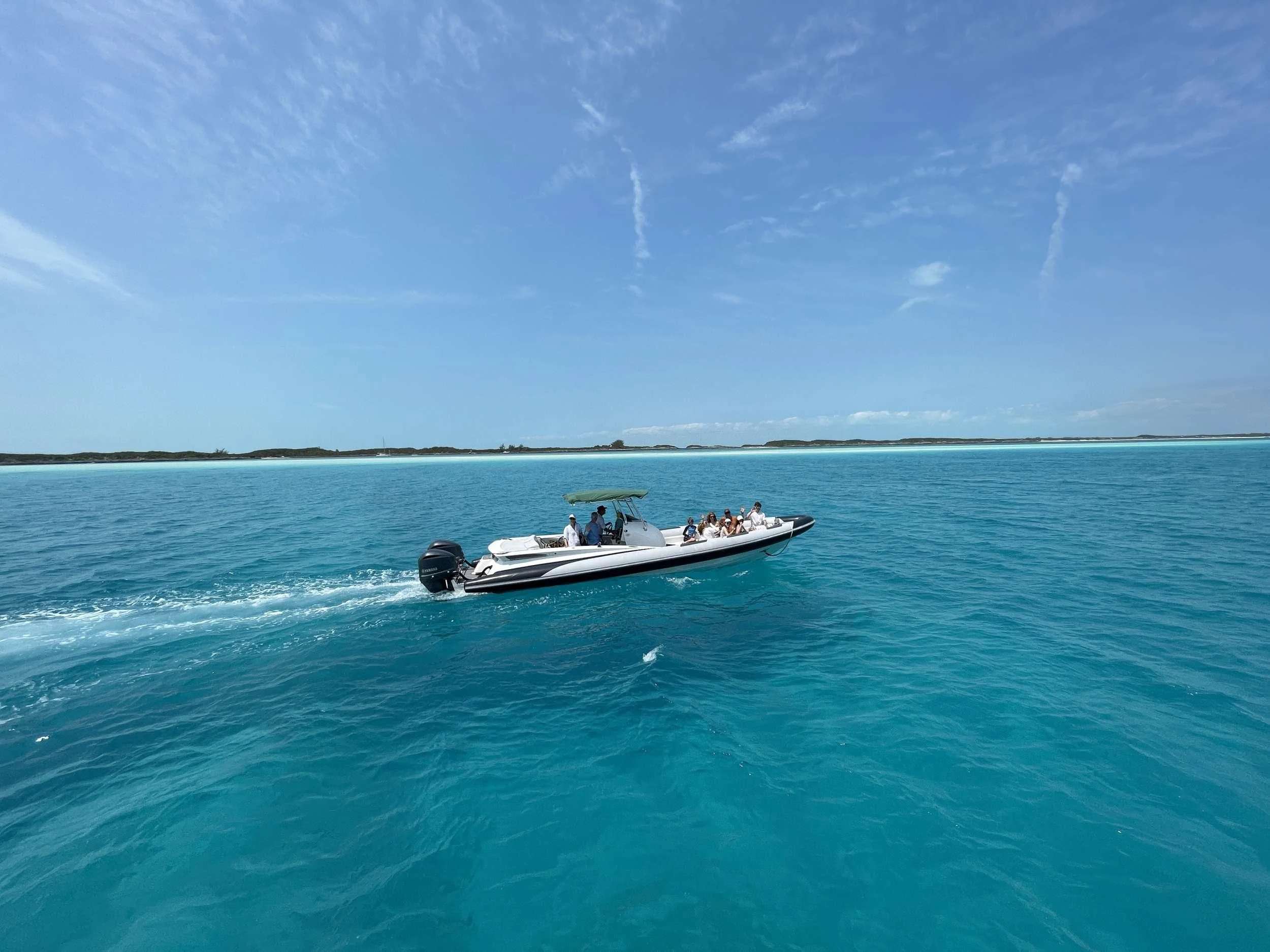 a boat full of people on the water aboard A PLACE IN THE SUN Yacht for Sale