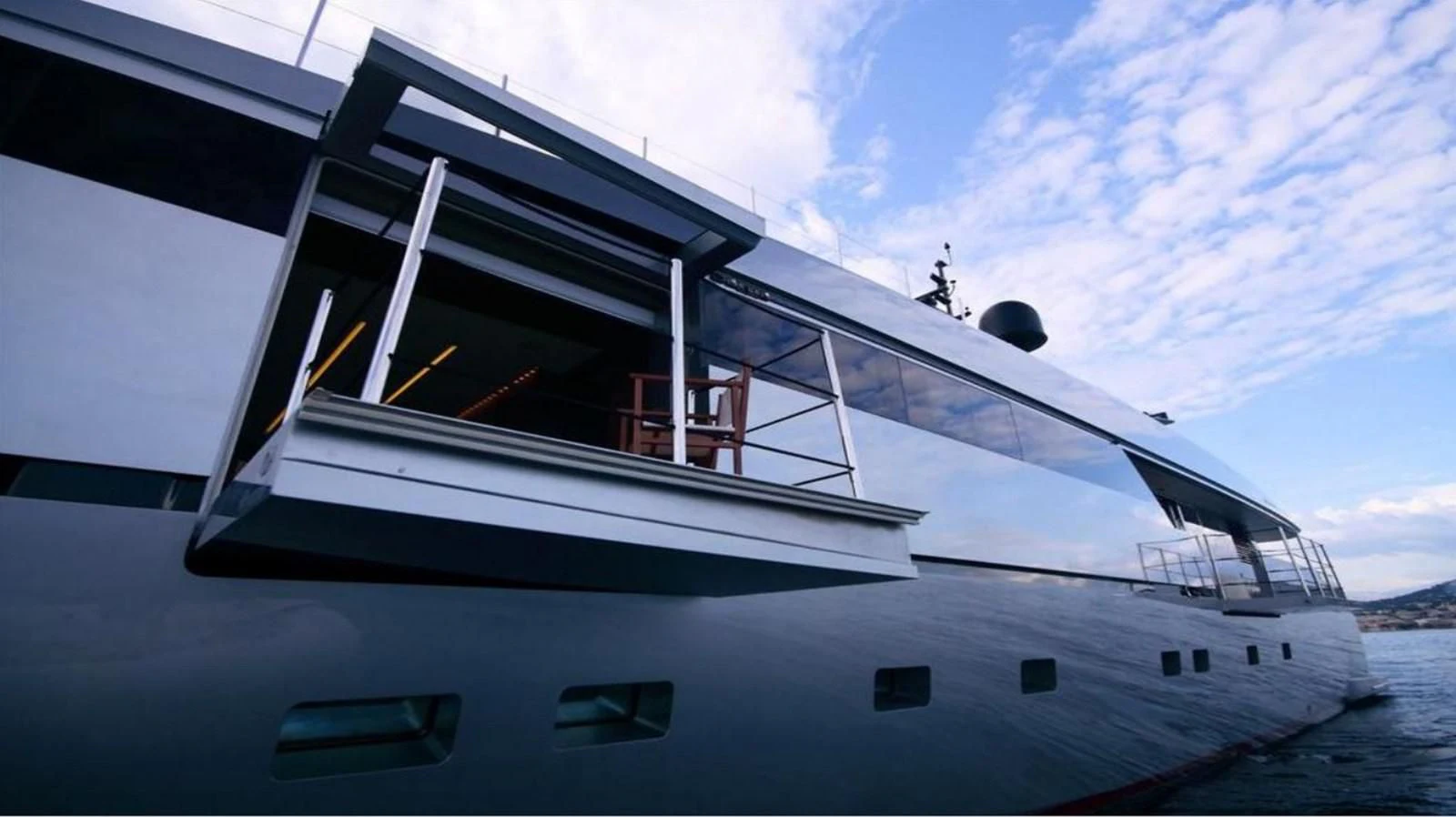 a boat on the water aboard NAIA Yacht for Sale