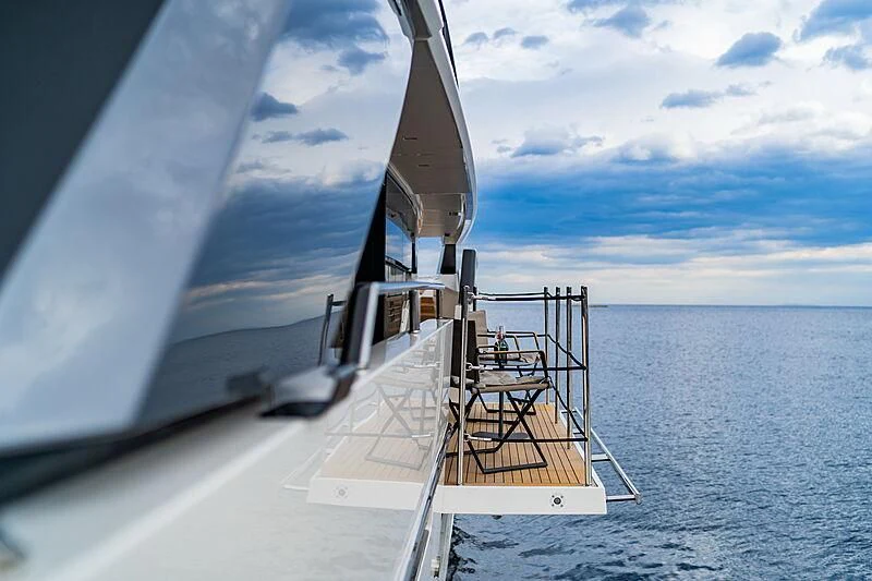 a boat on the water aboard NOOR II Yacht for Charter