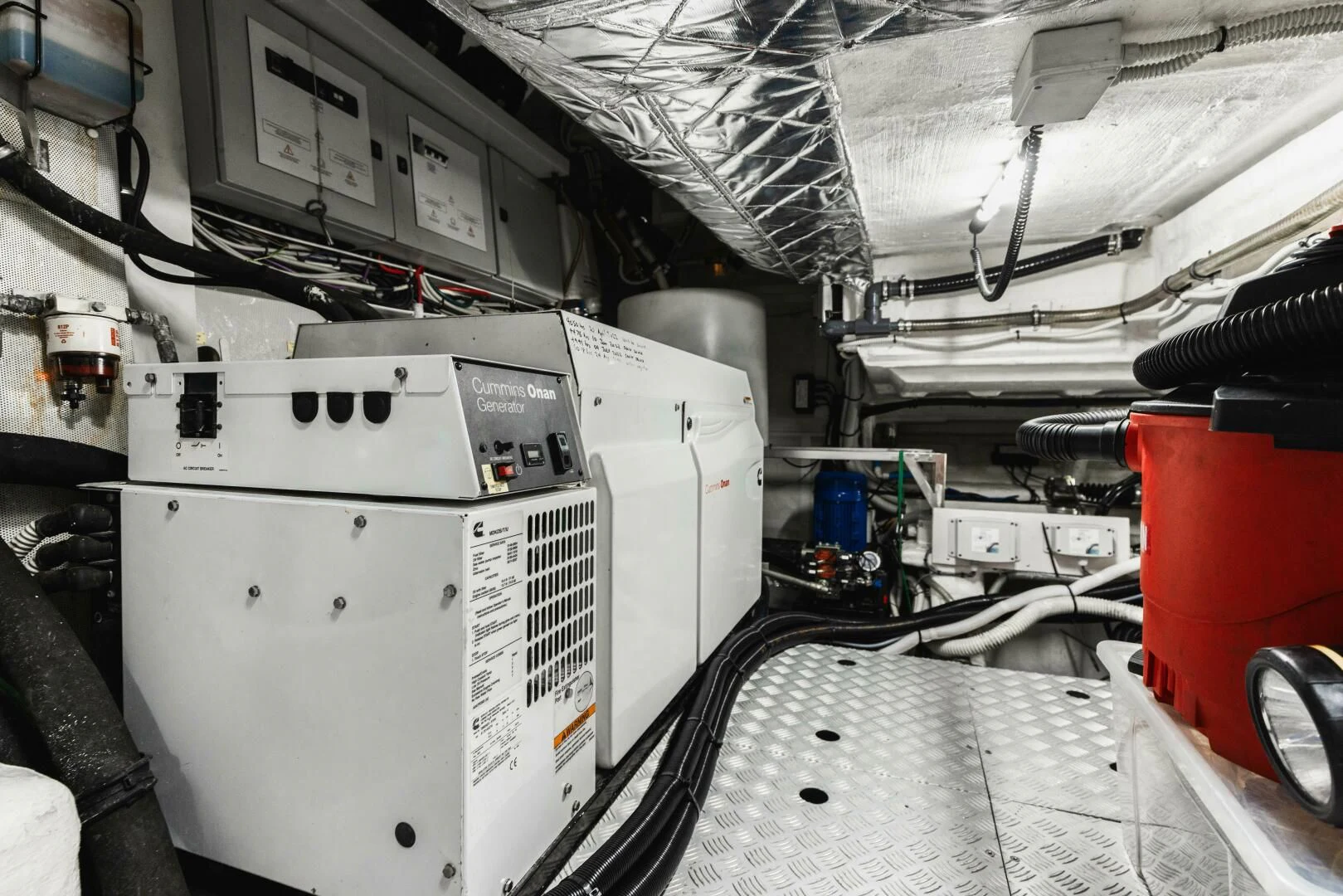 a machine in a factory aboard MAJESTIC MOMENTS Yacht for Sale