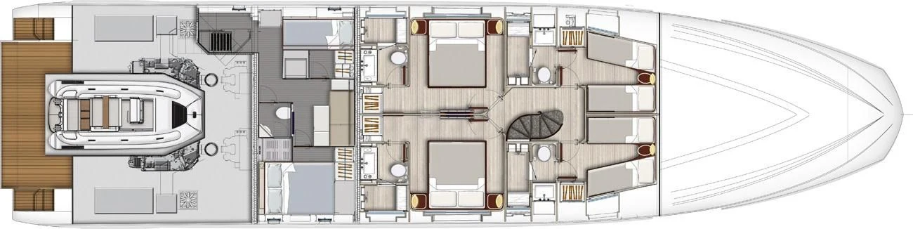 diagram aboard MAJESTIC MOMENTS Yacht for Sale