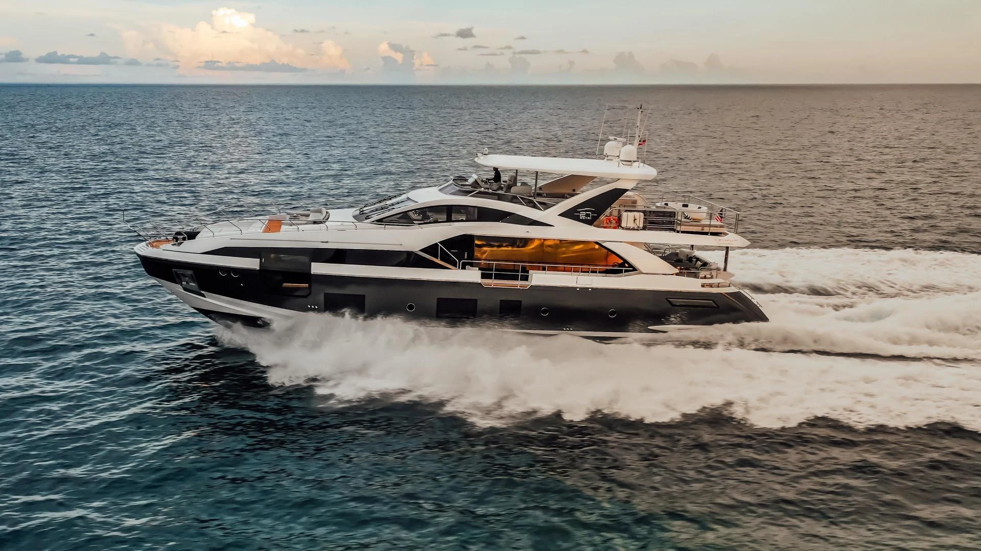 a boat on the water aboard MAJESTIC MOMENTS Yacht for Sale