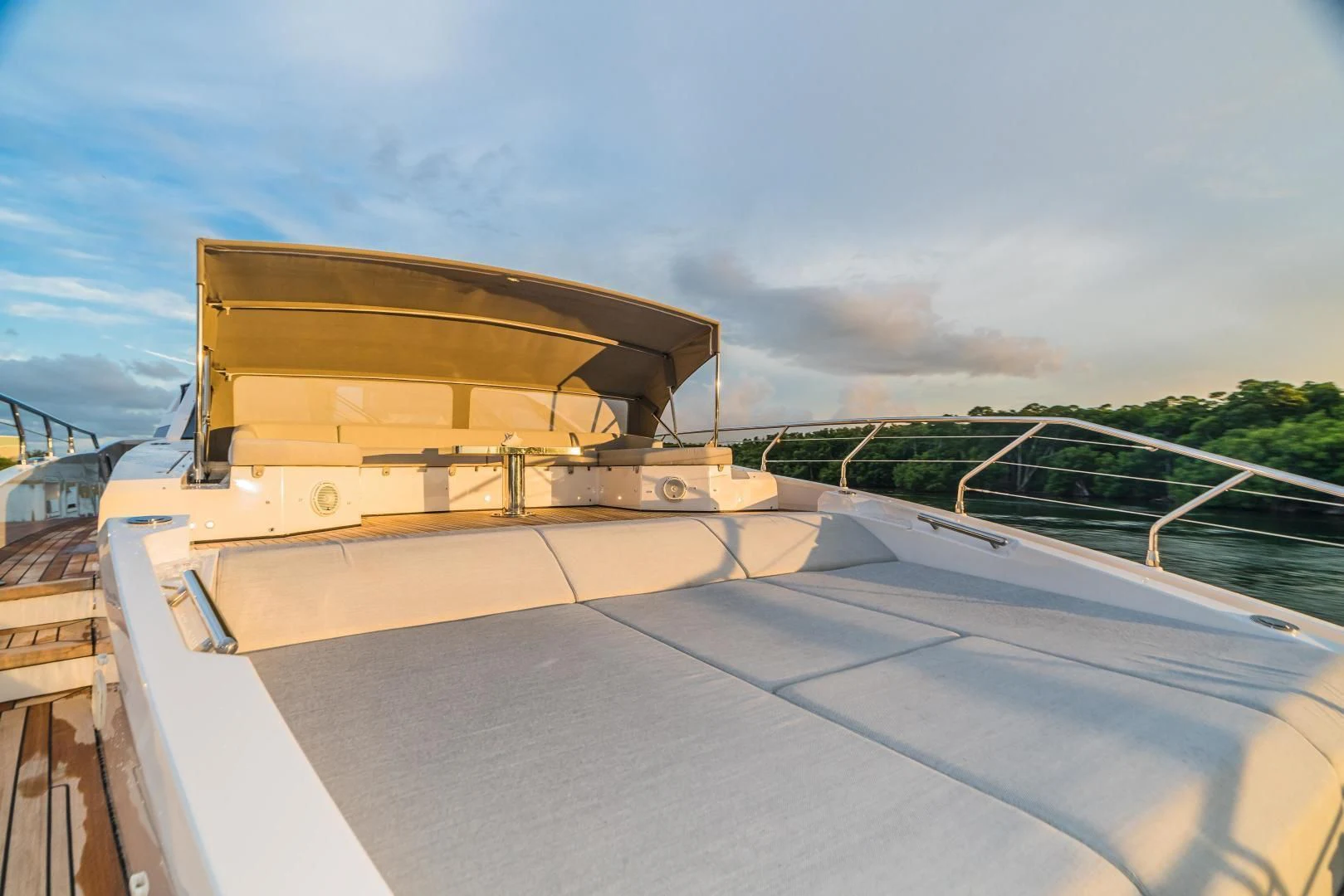 a boat on the water aboard MAJESTIC MOMENTS Yacht for Sale
