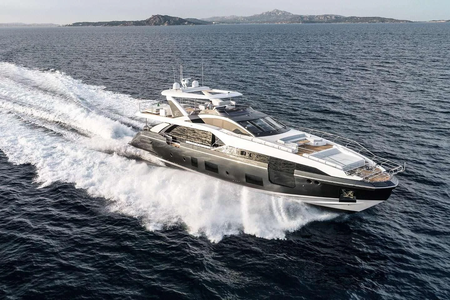 a ship on the water aboard MAJESTIC MOMENTS Yacht for Sale