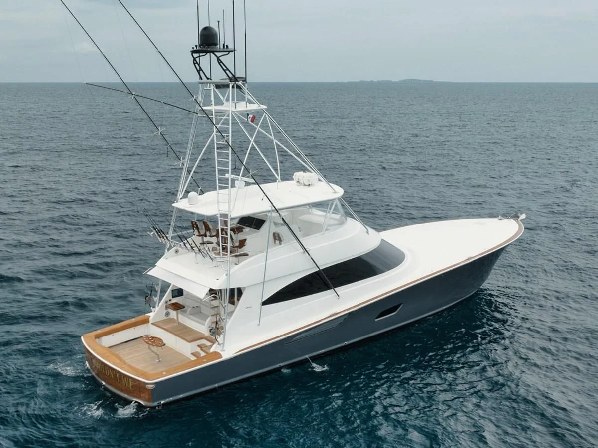 a boat on the water aboard WHY WOULDN'T WE Yacht for Sale