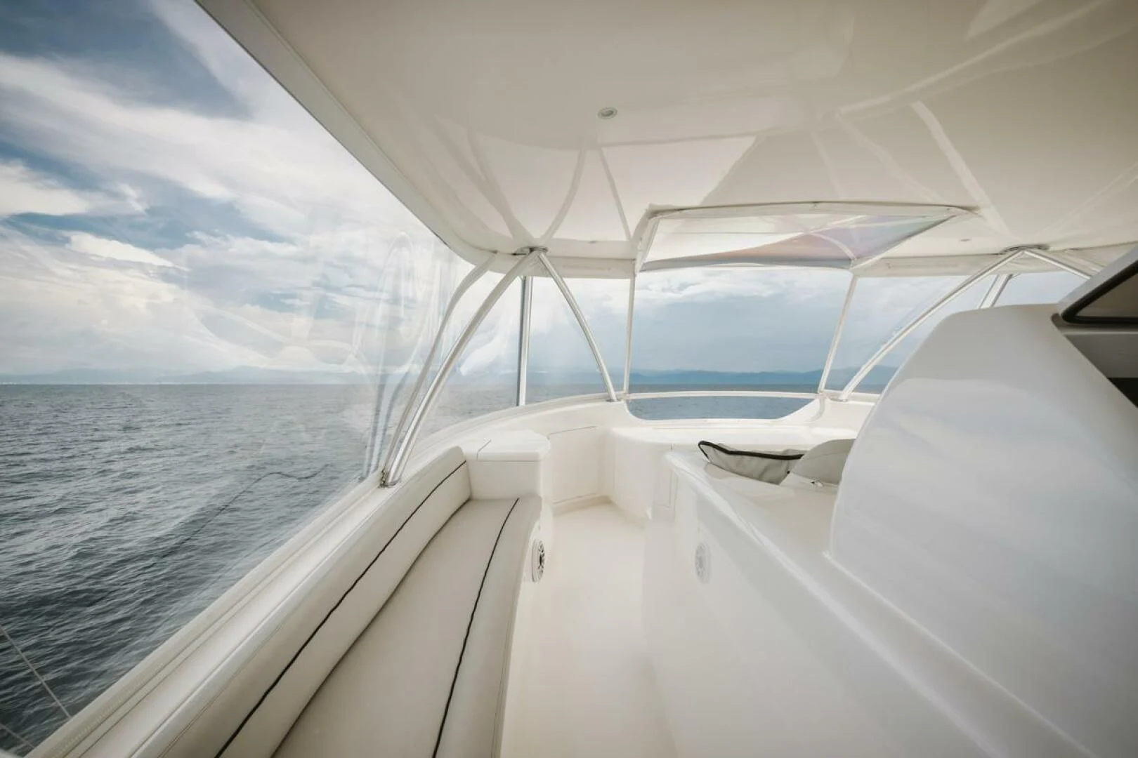 a boat on the water aboard WHY WOULDN'T WE Yacht for Sale